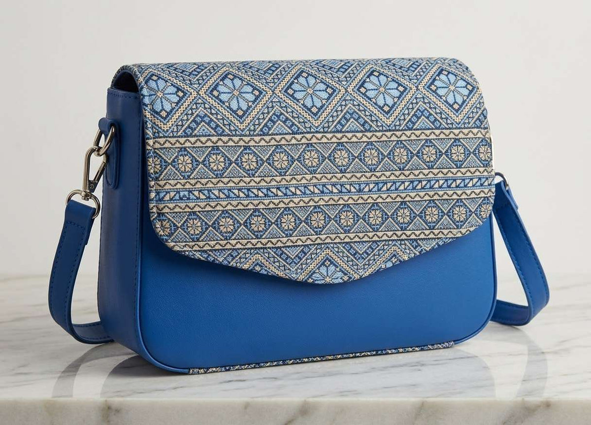 Handmade artisanal patterned crossbody bag for women - Zygo Store Pakistan