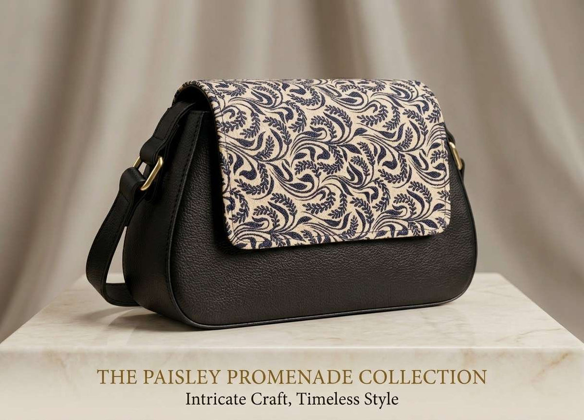 Handmade artisanal patterned crossbody bag for women - Zygo Store Pakistan
