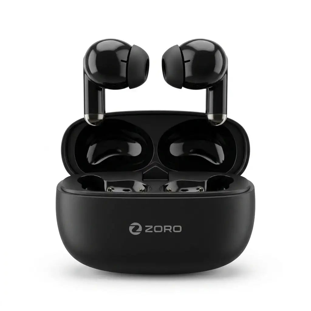 Zoro ZX2 wireless Bluetooth earbuds with charging case - Zygo Store Pakistan