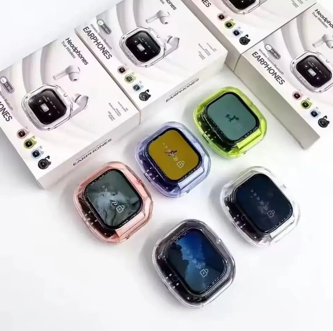 Wireless Transparent Earbuds with Smart Touch Controls