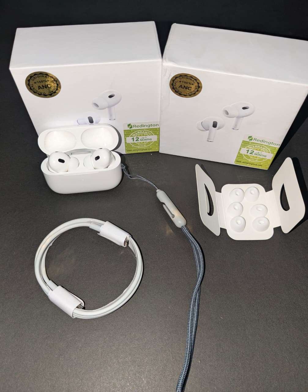 Redington Pro 2 ANC wireless earbuds with wireless charging case - Zygo Store Pakistan