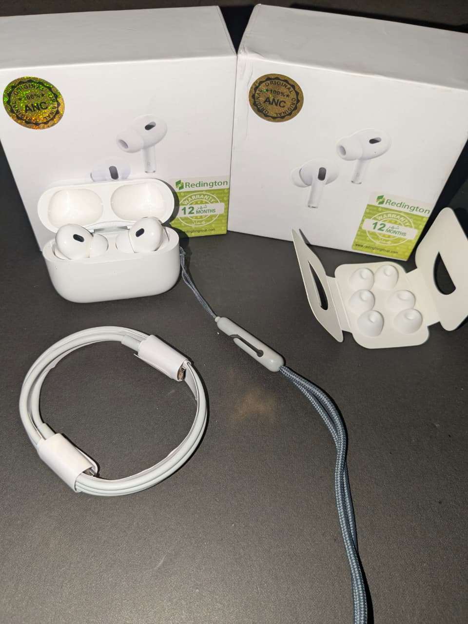 Redington Pro 2 ANC wireless earbuds with wireless charging case - Zygo Store Pakistan
