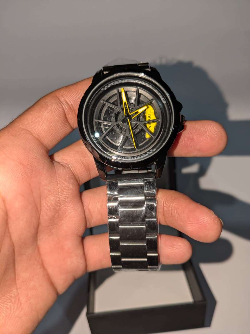 Luxury Rotating Wheel Dial Quartz Watch analog wrist watch - Zygo Store Pakistan