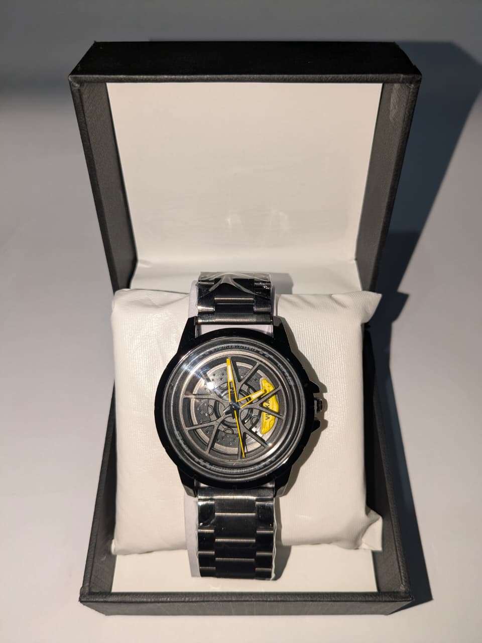Luxury Rotating Wheel Dial Quartz Watch analog wrist watch - Zygo Store Pakistan