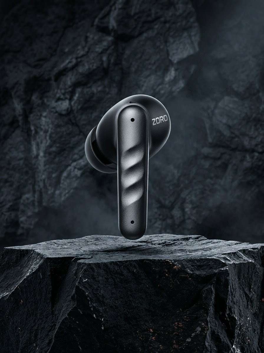 Zoro ZT Carbon wireless Bluetooth earbuds with ENC deep bass - Zygo Store Pakistan