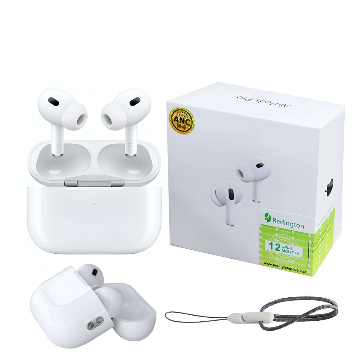 Redington Pro 2 ANC wireless earbuds with wireless charging case - Zygo Store Pakistan