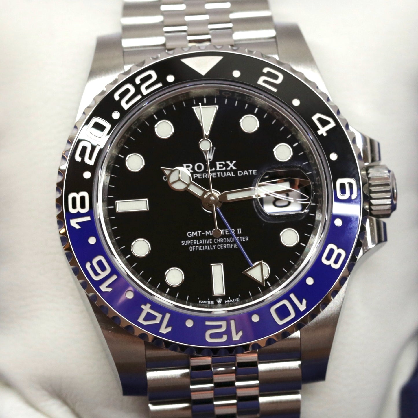 Luxury Blue & Black Dial Quartz Watch – Premium Stainless Steel Business Wrist Watch