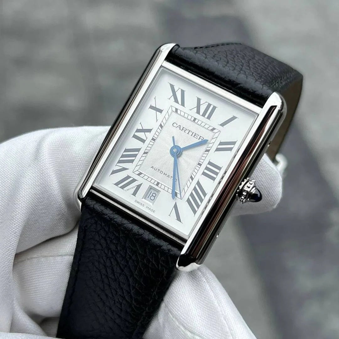 Cartier Old Money Luxury Quartz Watch – Premium Stainless Steel Analog Wrist Watch