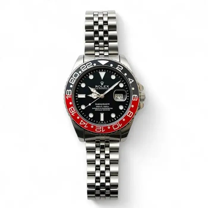 Luxury Red and Black Dial Quartz Watch analog wrist watch - Zygo Store Pakistan