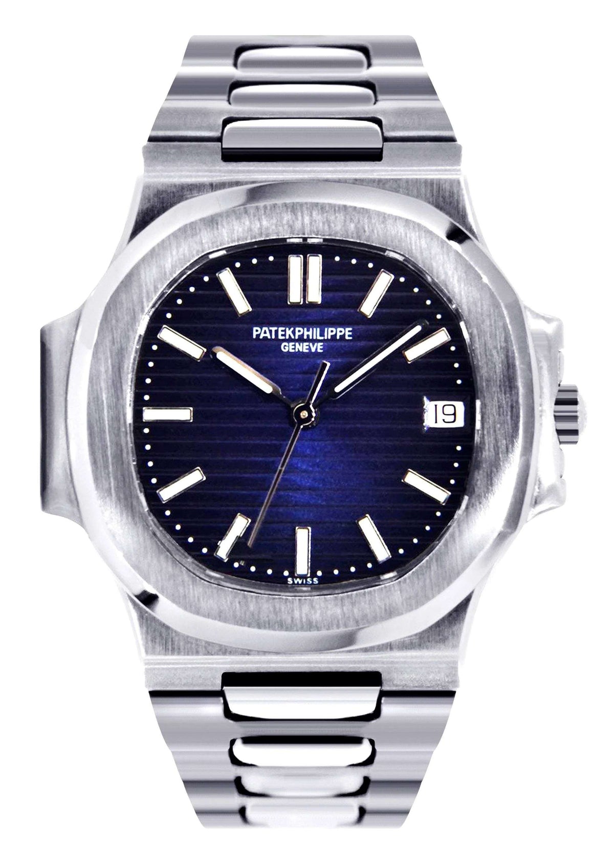 Luxury Geneva Style Quartz Watch stainless steel wrist watch - Zygo Store Pakistan