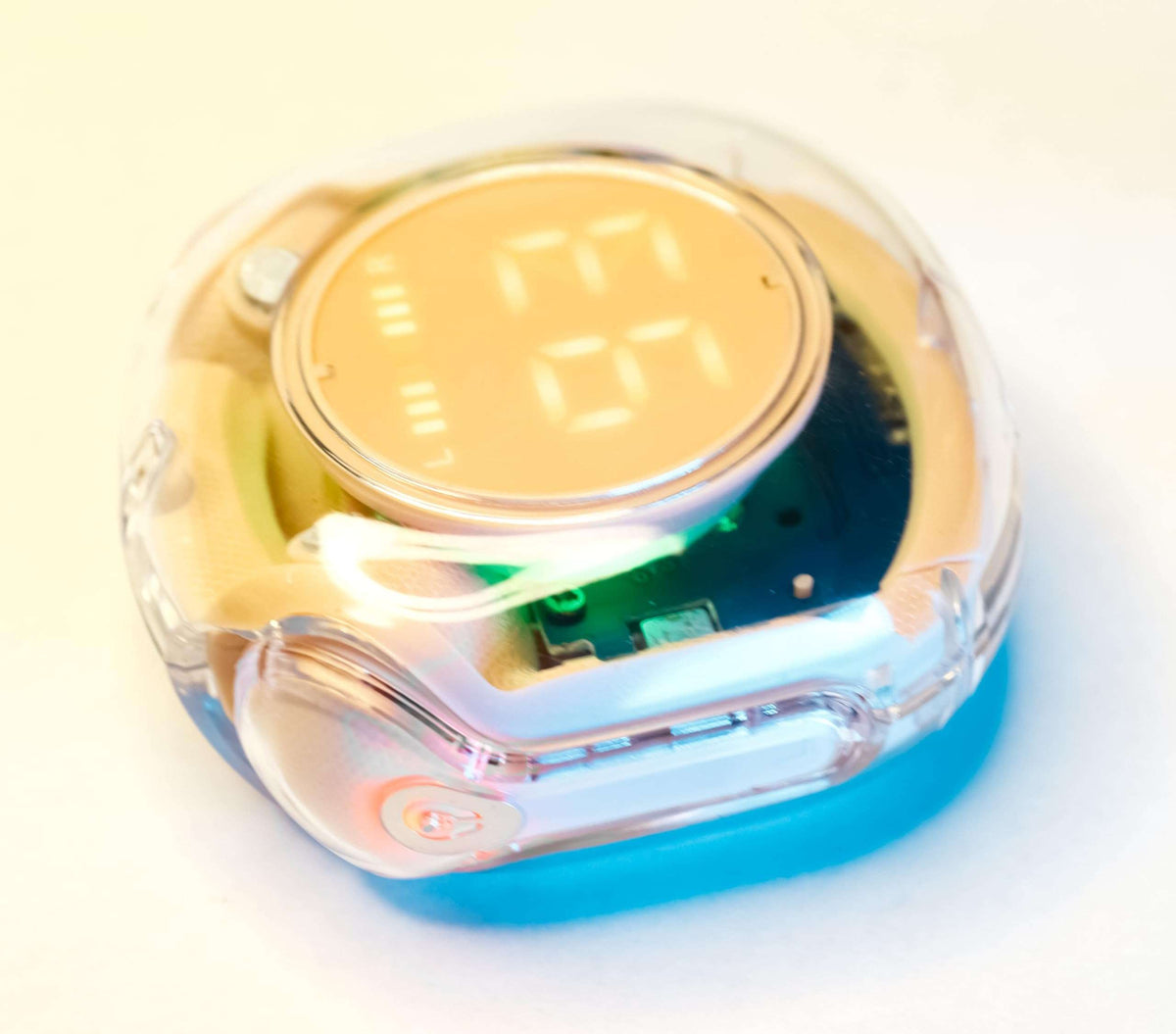 Transparent TWS wireless earbuds with LED digital display - Zygo Store Pakistan
