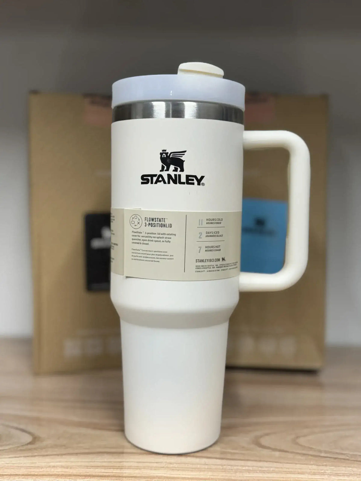 40oz insulated stainless steel tumbler with handle and straw - Zygo Store Pakistan