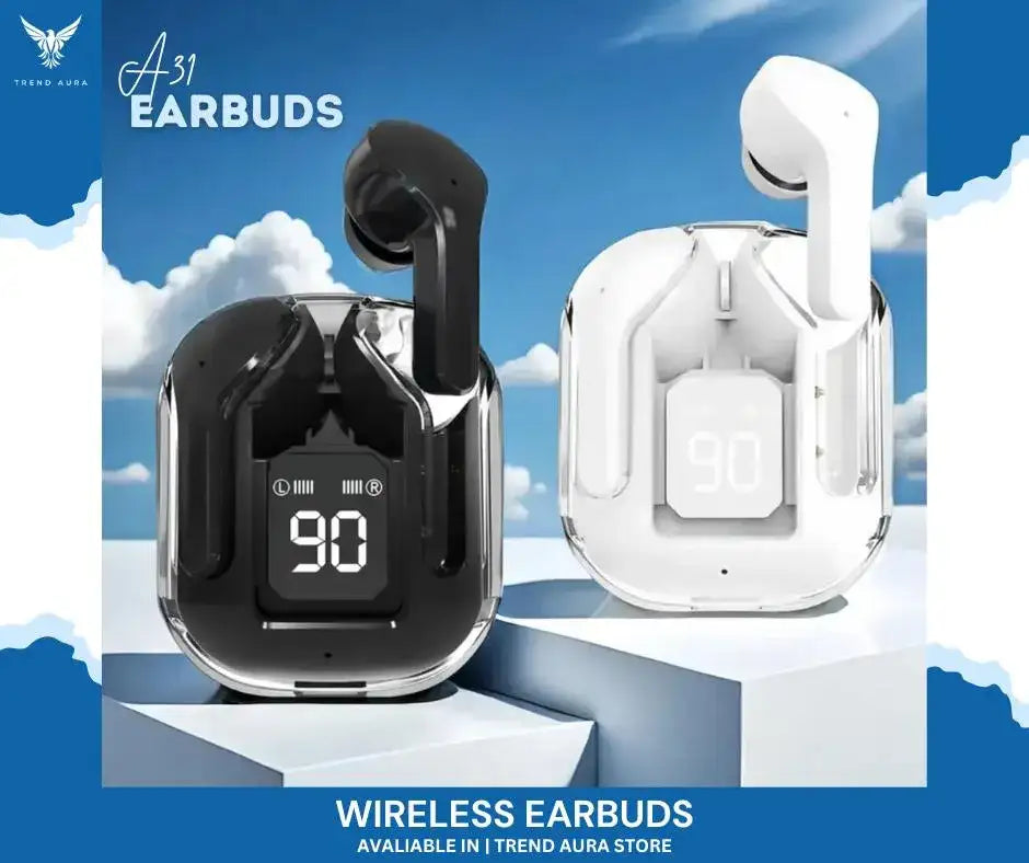 Wireless Bluetooth 5.3 Earbuds with Noise Cancellation & Fast Charge