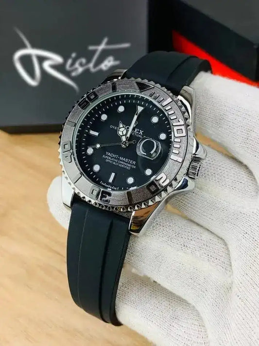 Luxurious men's stainless steel watch - Zygo Store Pakistan