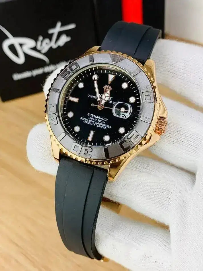 Luxurious men's stainless steel watch - Zygo Store Pakistan