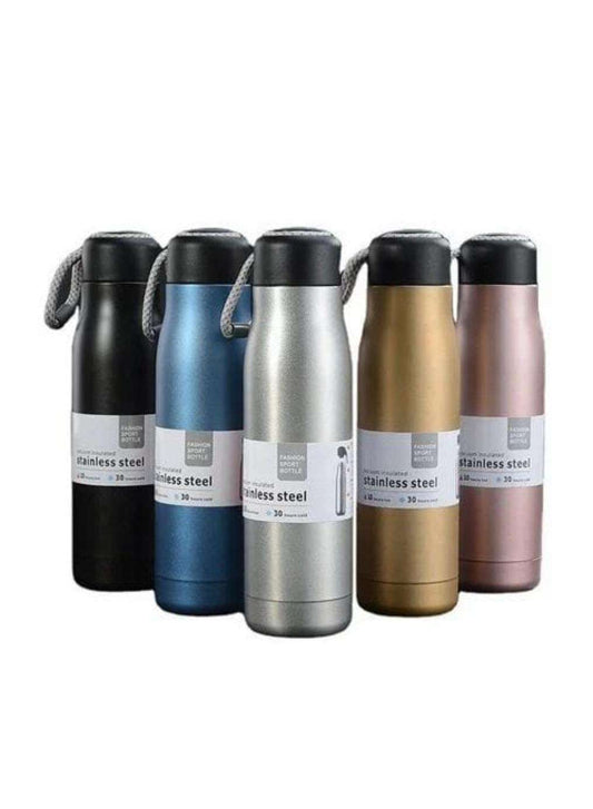 Premium Insulated Water Bottle 550ml Stainless Steel 5 Colors