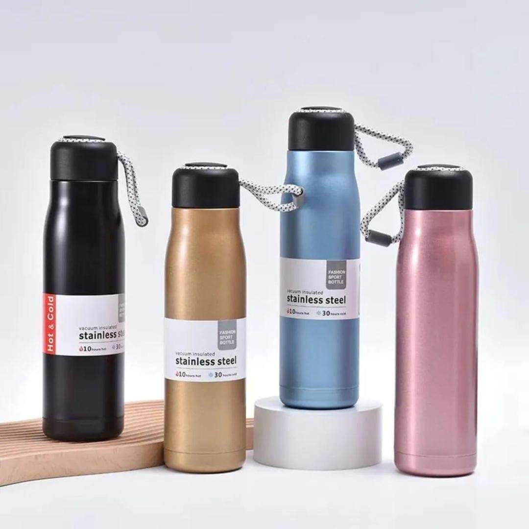 Premium Insulated Water Bottle 550ml Stainless Steel 5 Colors