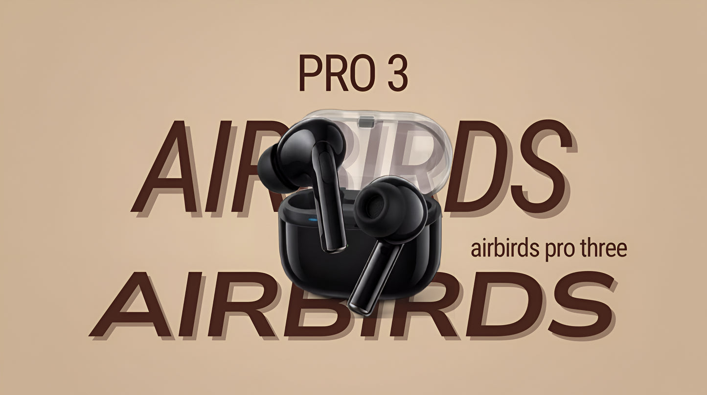 Buds Pro 3 Wireless Bluetooth Earbuds with ENC Noise Cancellation & Charging Case