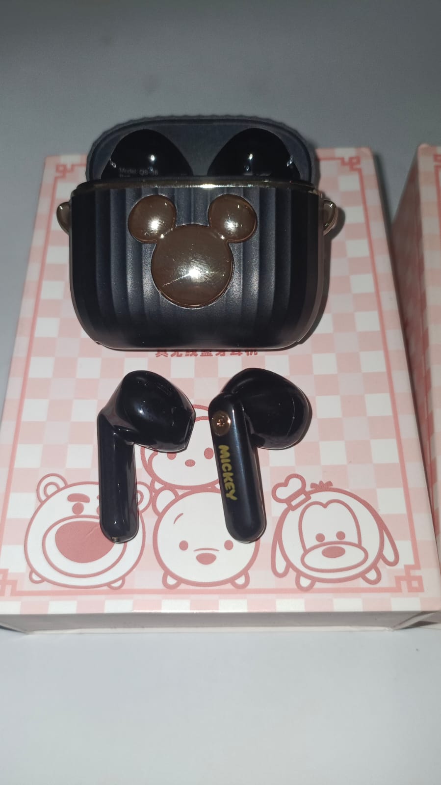 Disney QS-16 Wireless Bluetooth Earbuds – TWS Bluetooth 5.3 with Deep Bass & Charging Case