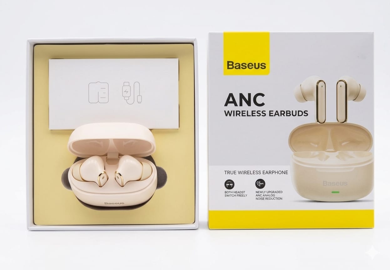 Baseus Buds Wireless Bluetooth Earbuds with HD Sound & Charging Case