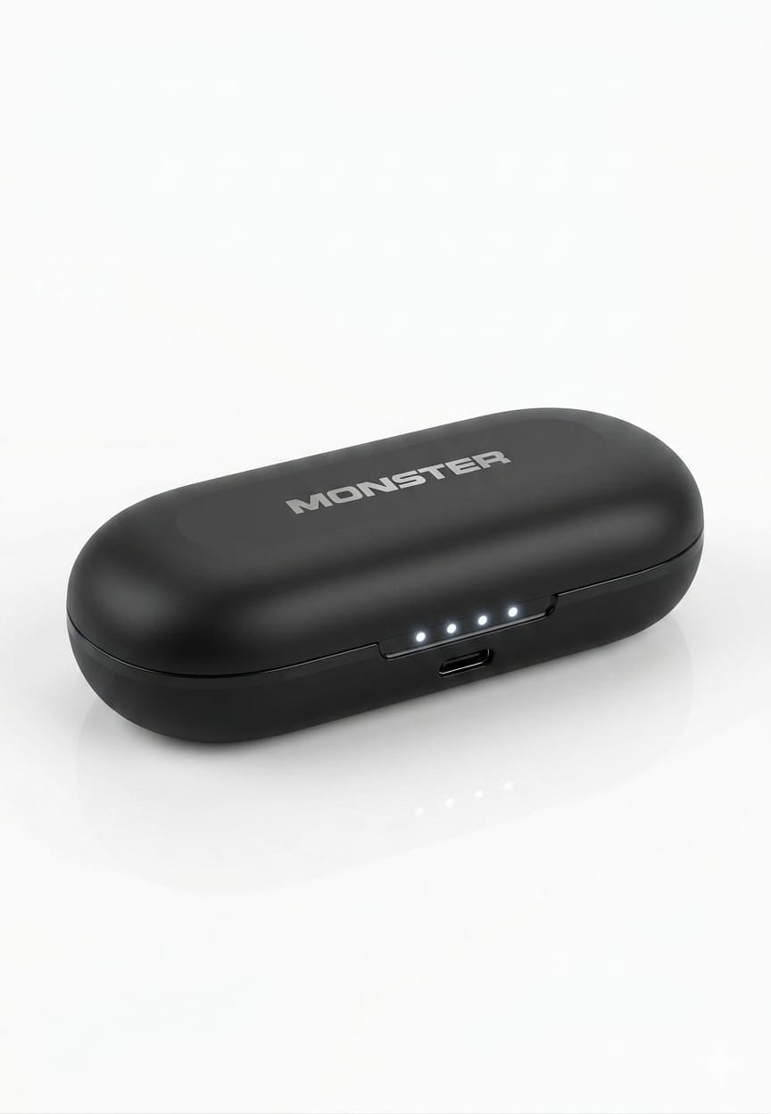 Monster SuperSlim AirLinks Wireless Bluetooth Earbuds – ENC Noise Reduction TWS Earphones