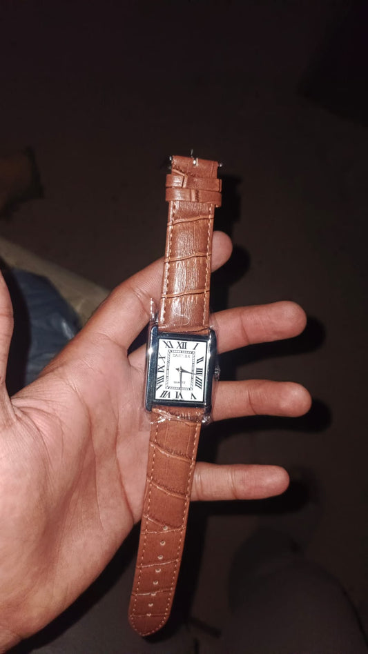 Cartier Old Money Luxury Quartz Watch – Premium Stainless Steel Analog Wrist Watch