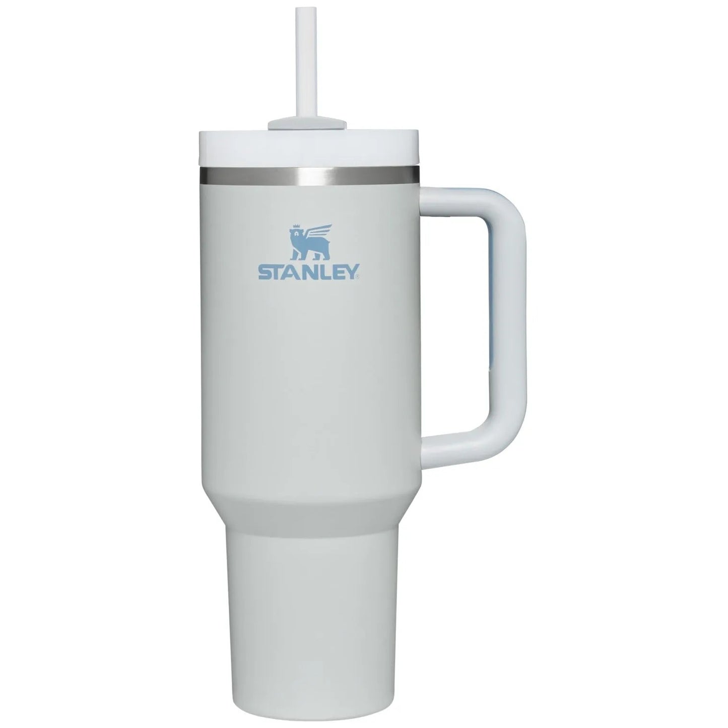 40 oz Insulated Stainless Steel Tumbler with Handle & Straw – Vacuum Travel Mug