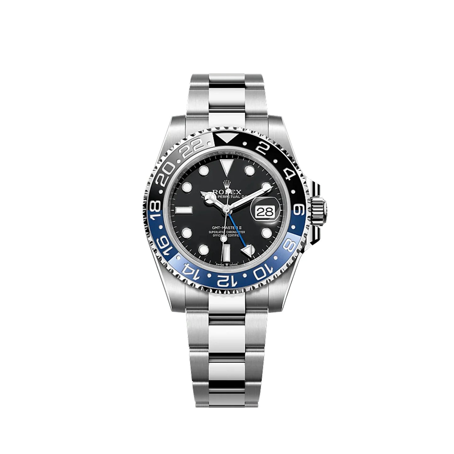 Luxury Blue & Black Dial Quartz Watch – Premium Stainless Steel Business Wrist Watch