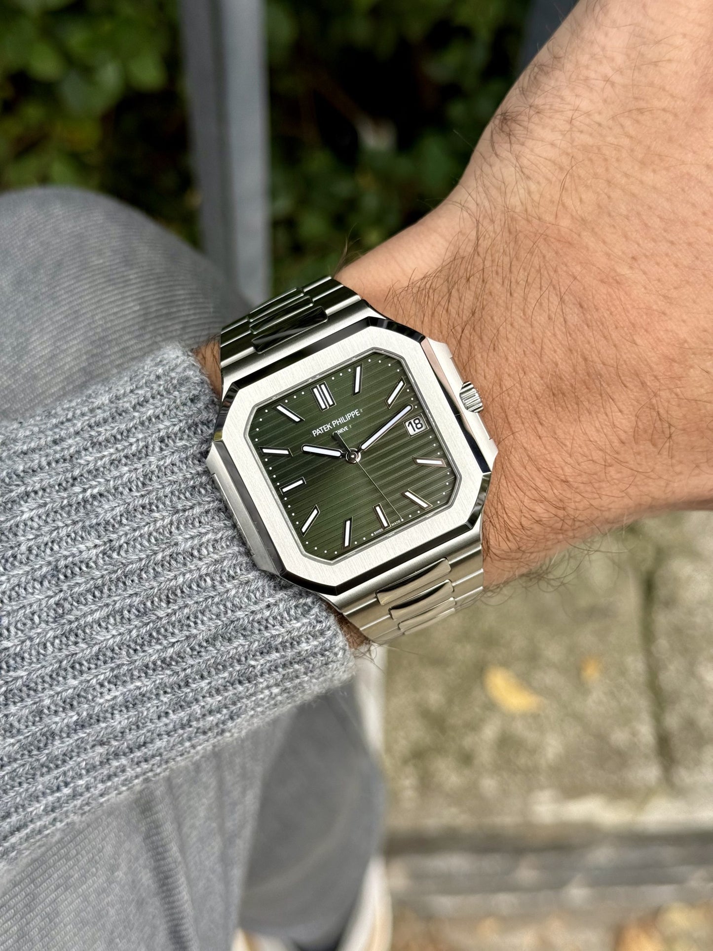 Luxury Square Dial Quartz Watch – Premium Stainless Steel Business Wrist Watch